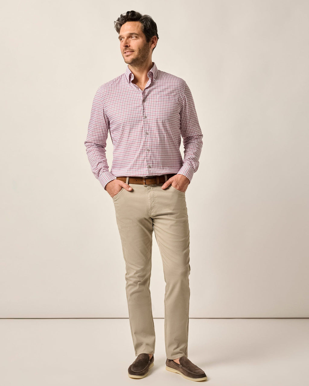 Johnnie-O Atlas Lightweight Stretch 5-Pocket Pant, Sage