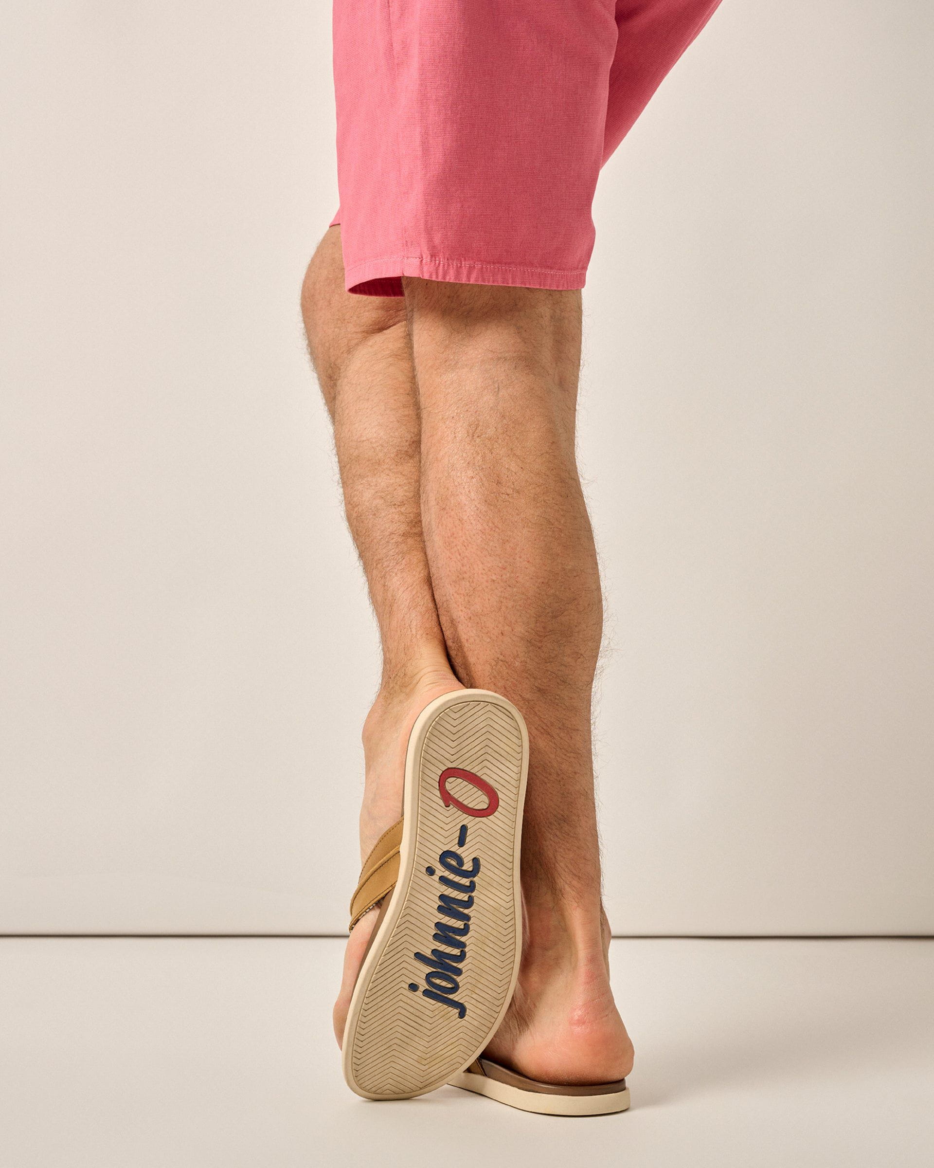 Johnnie-O Starboard Leather Sandal