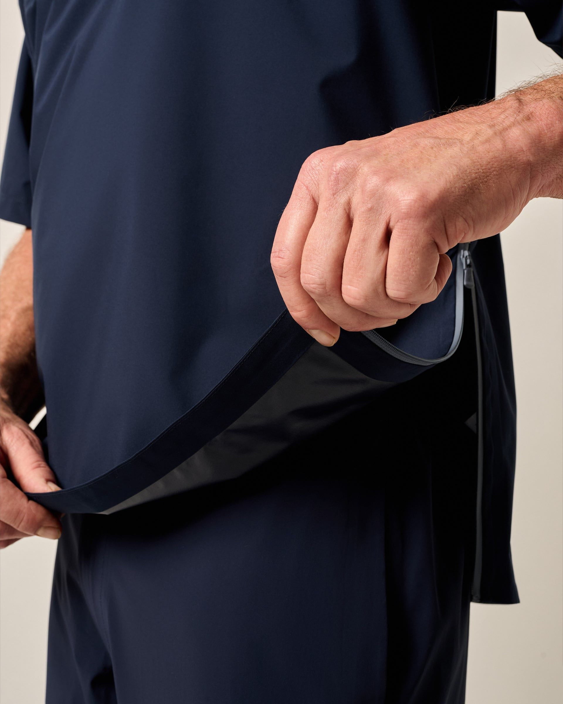 Johnnie-O Stealth Stowable Short Sleeve Rain Jacket