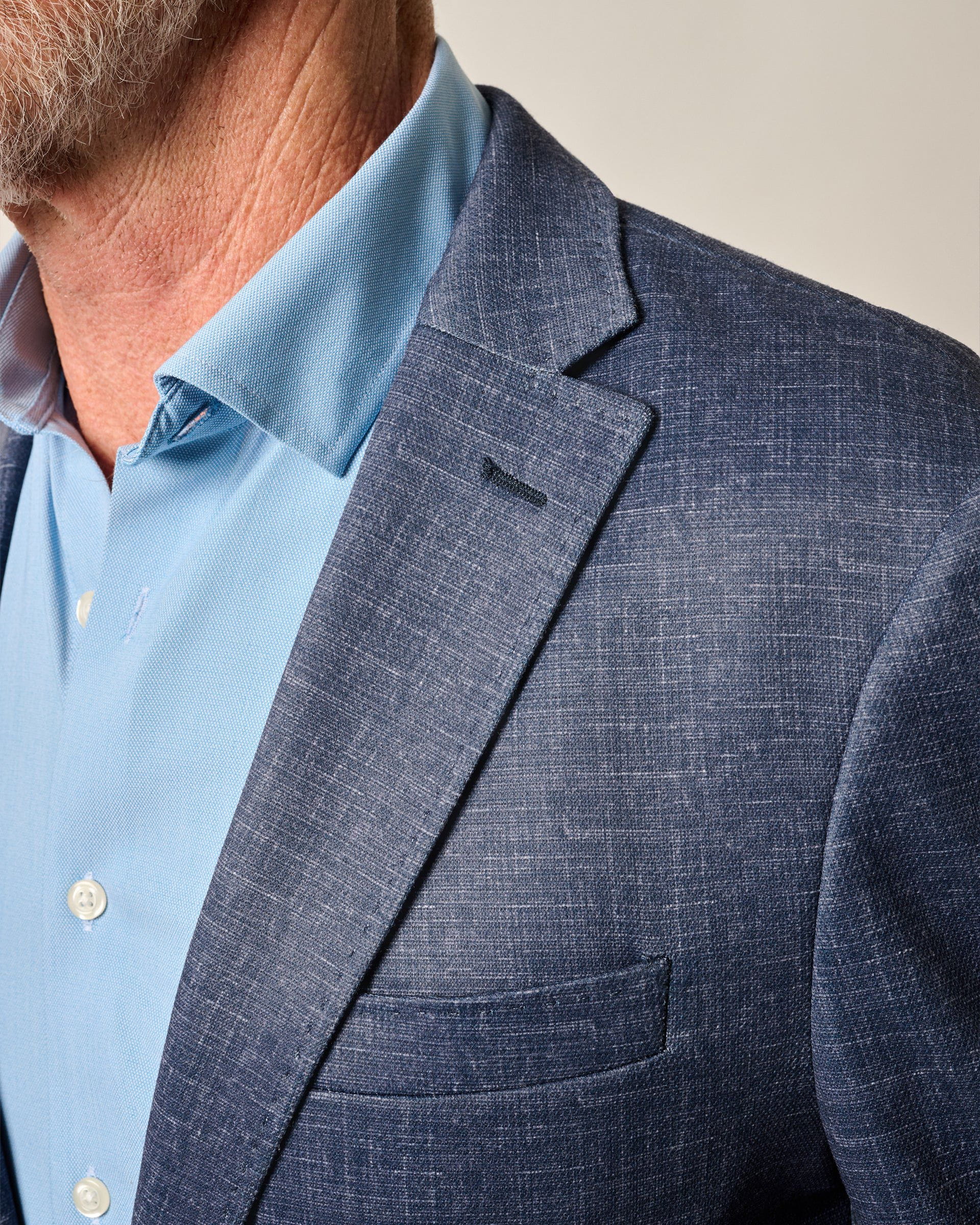 Johnnie-O Stephens Top Shelf Stretch Knit Sport Coat, Navy