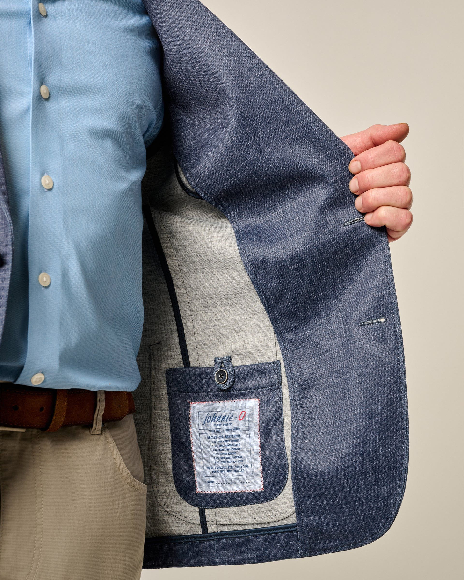 Johnnie-O Stephens Top Shelf Stretch Knit Sport Coat, Navy