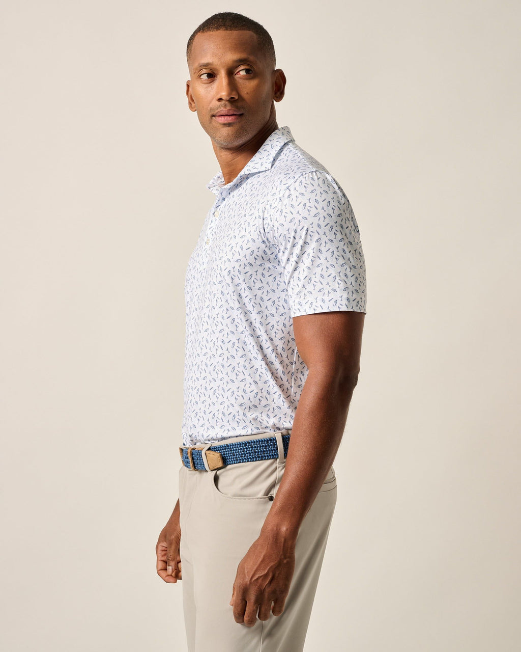 Johnnie-O Featherweight Performance Polo - Tini Print