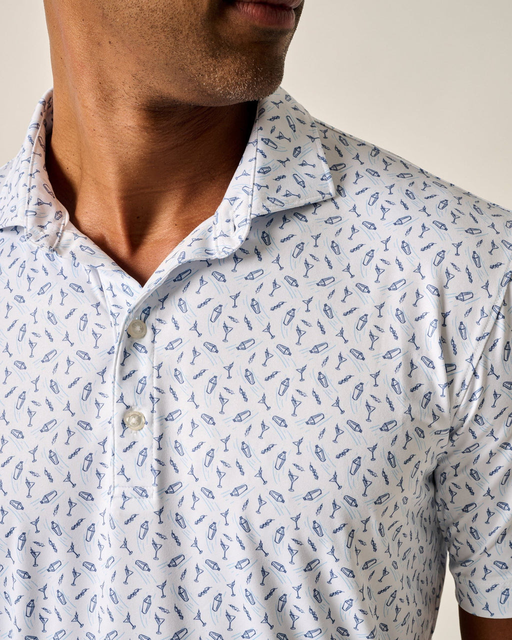 Johnnie-O Featherweight Performance Polo - Tini Print