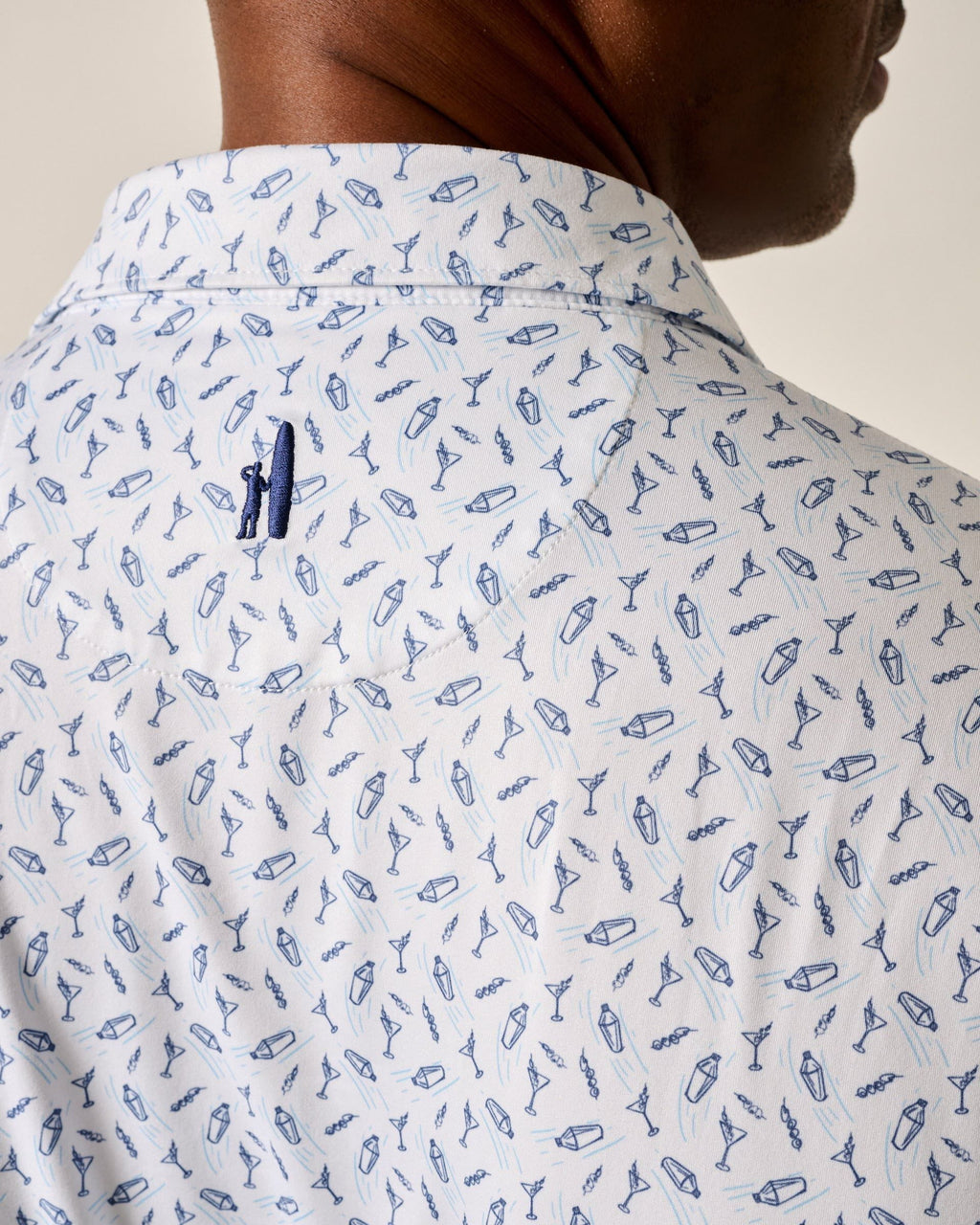 Johnnie-O Featherweight Performance Polo - Tini Print