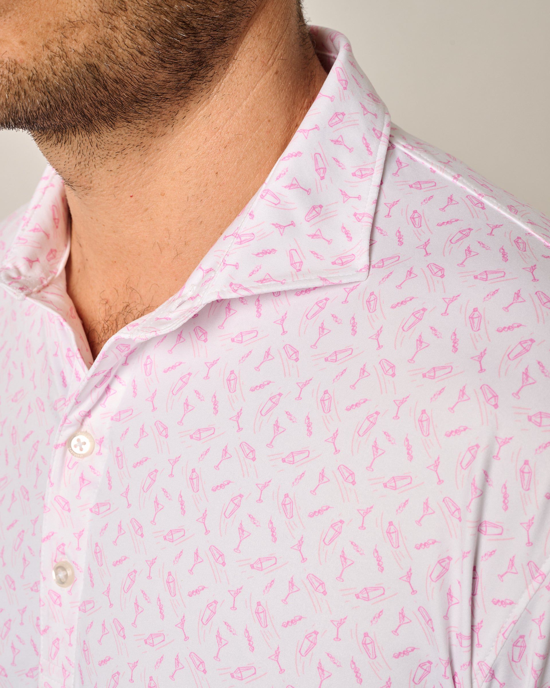 Johnnie-O Featherweight Performance Polo - Tini Print