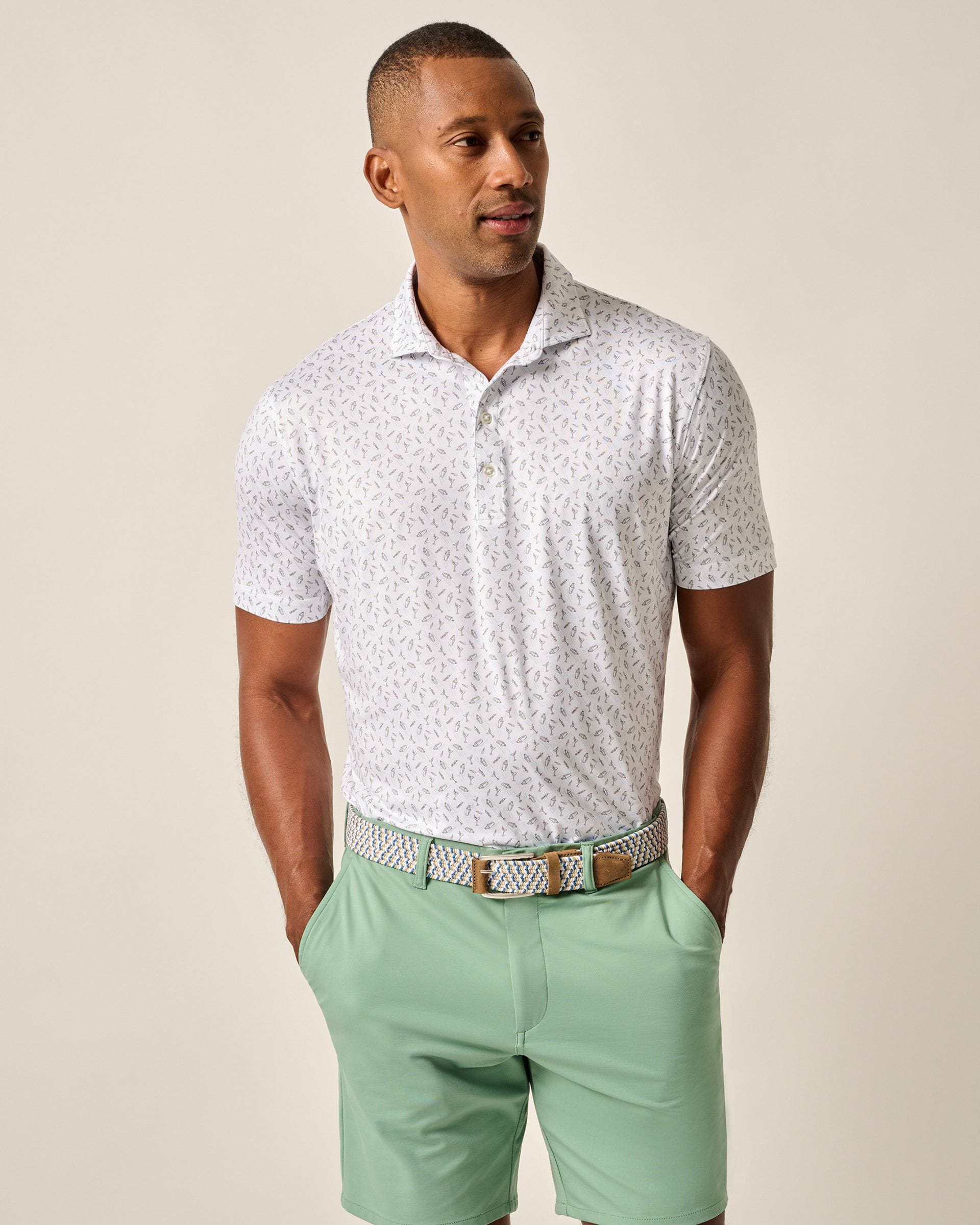 Johnnie-O Featherweight Performance Polo - Tini Print