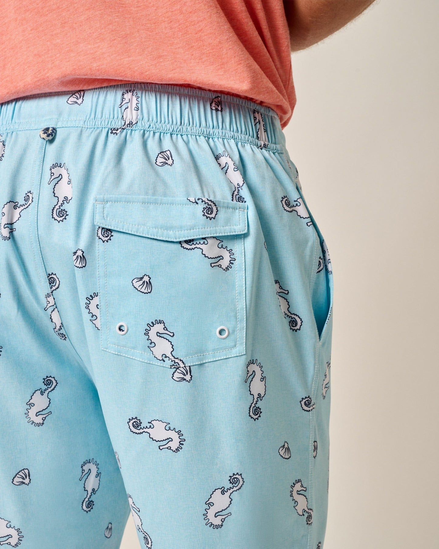 Johnnie-O The Half Elastic 7" Surf Shorts