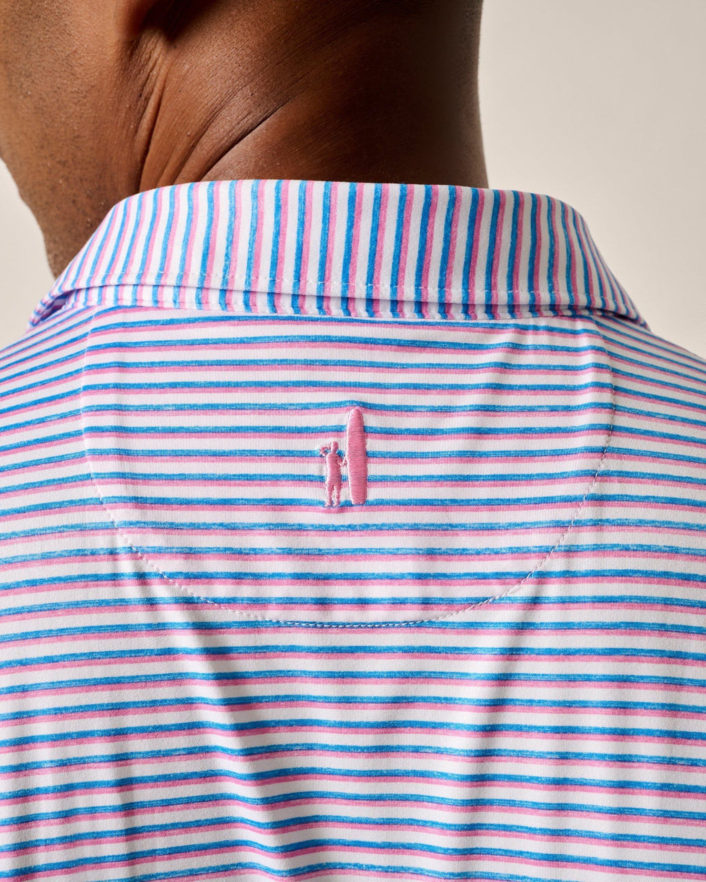 Johnnie-O Featherweight Performance Polo - Warwick Stripe