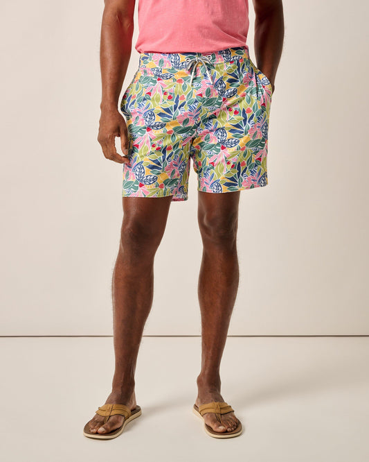 Johnnie-O The Half Elastic 7" Surf Shorts
