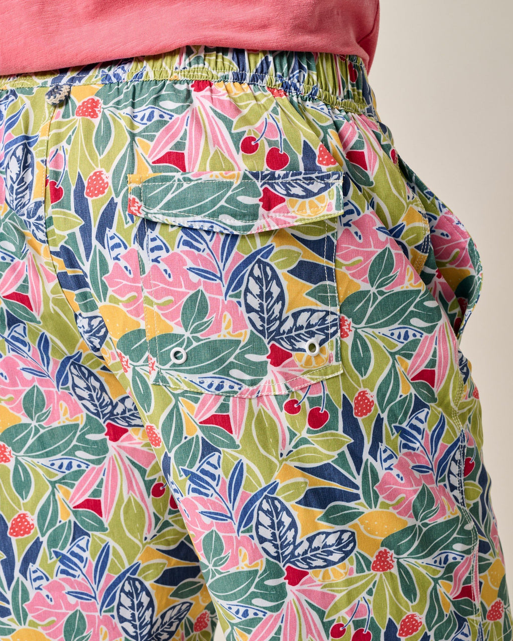 Johnnie-O The Half Elastic 7" Surf Shorts, Zest