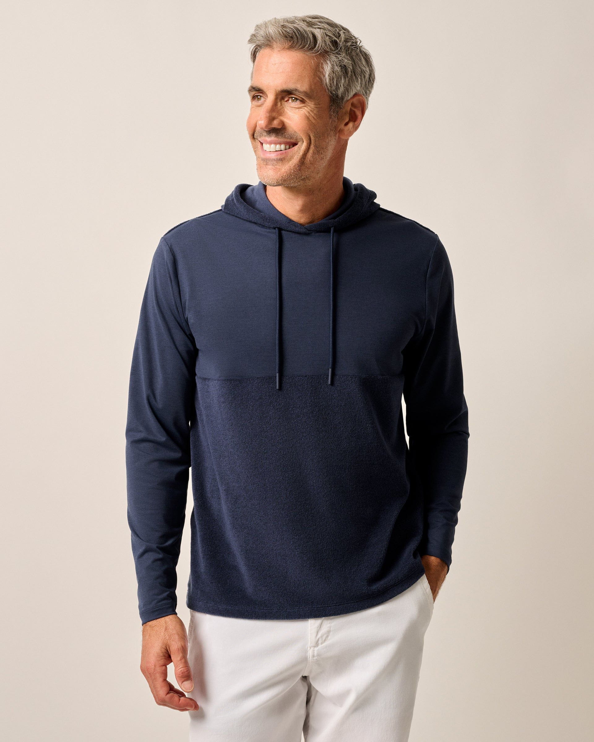 Johnnie-O Haggard Mixed Media Hoodie