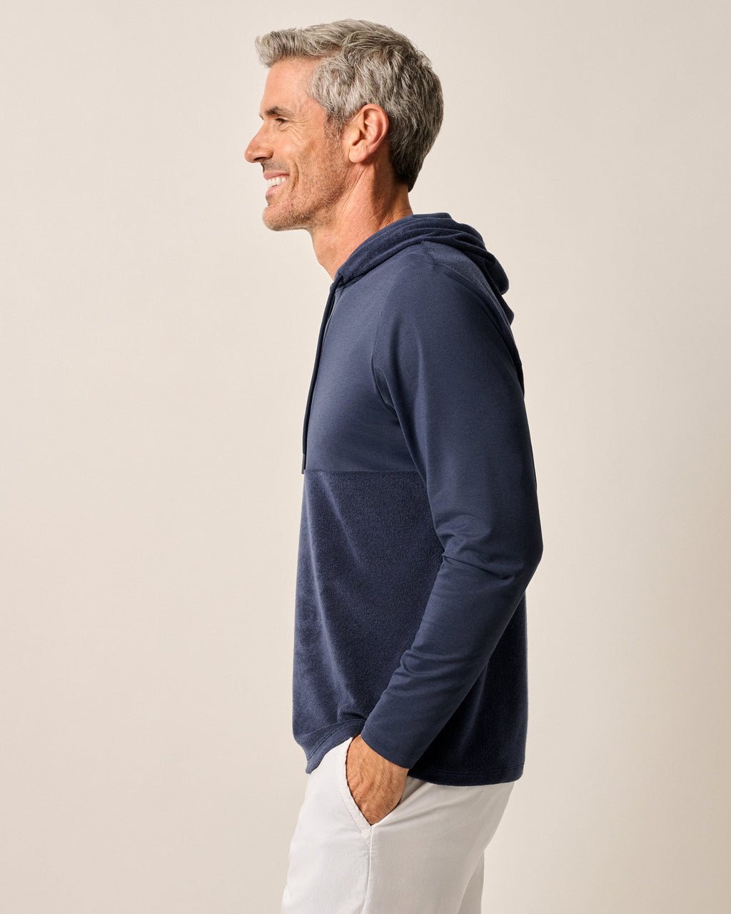 Johnnie-O Haggard Mixed Media Hoodie