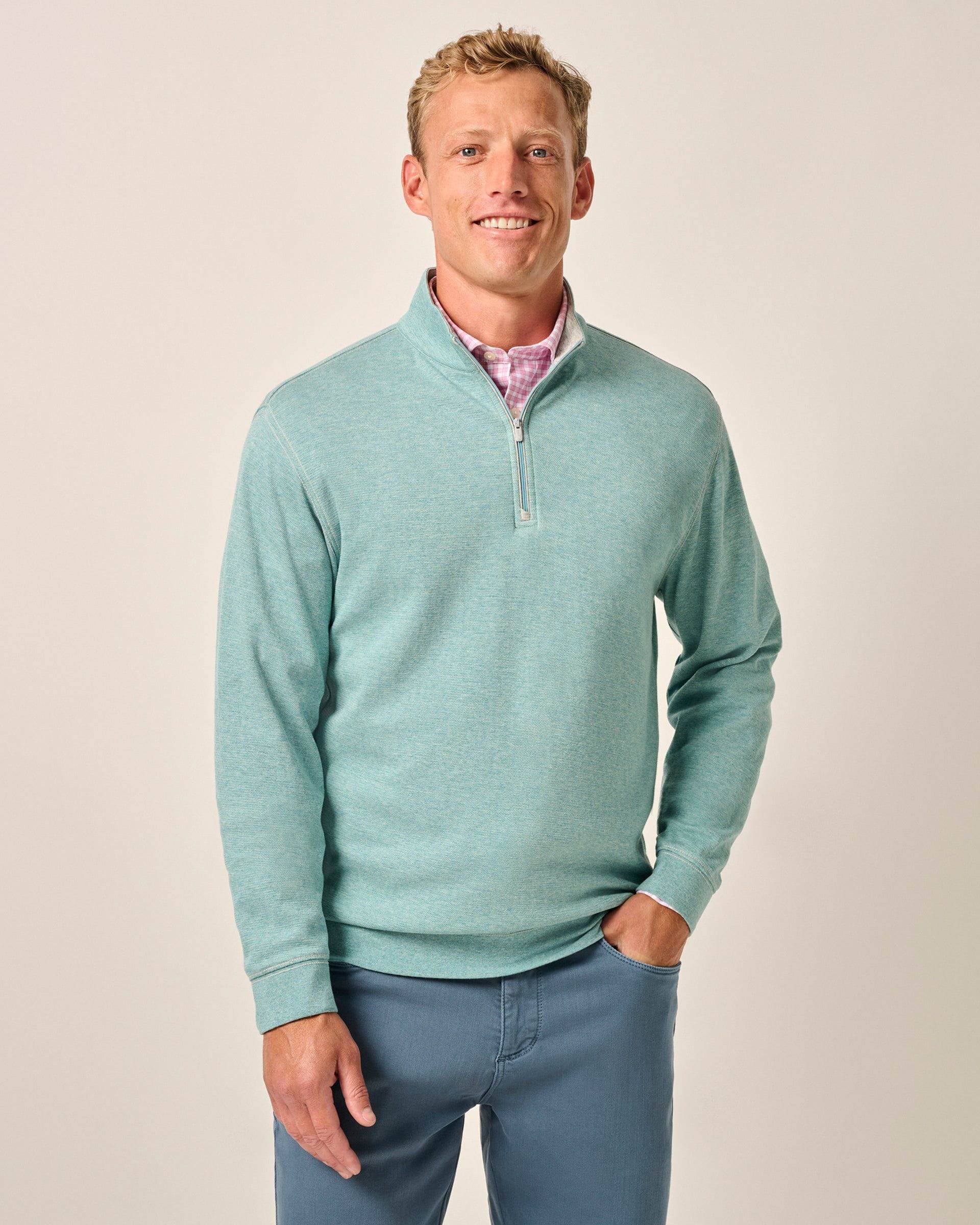 Johnnie-O Hanks "Lightweight Sully" 1/4 Zip Pullover