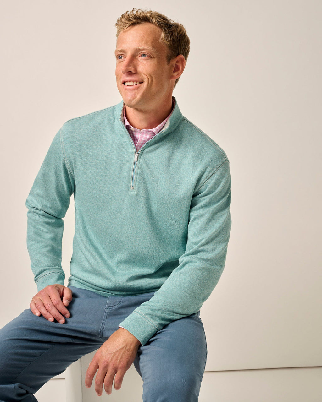 Johnnie-O Hanks "Lightweight Sully" 1/4 Zip Pullover
