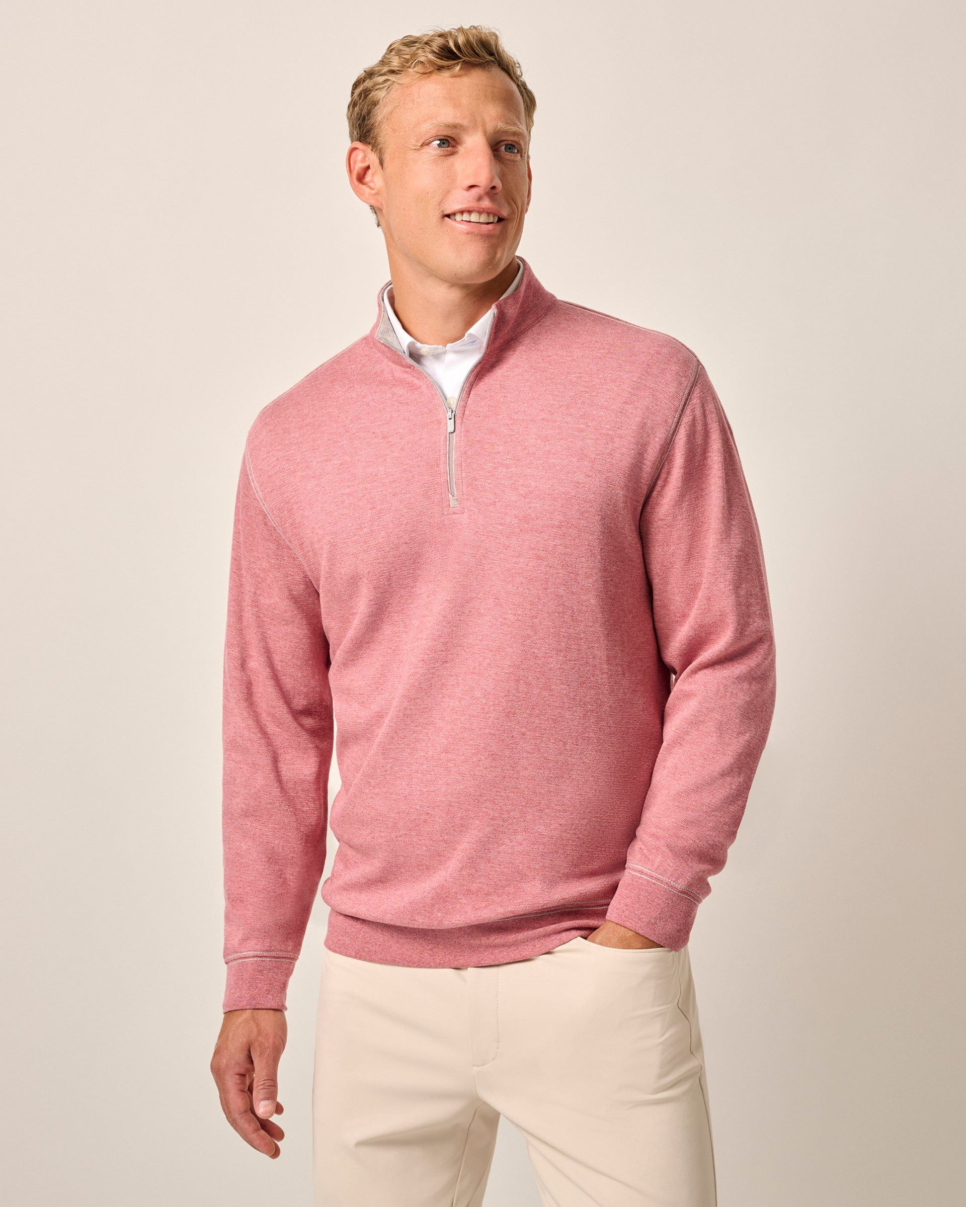 Johnnie-O Hanks "Lightweight Sully" 1/4 Zip Pullover