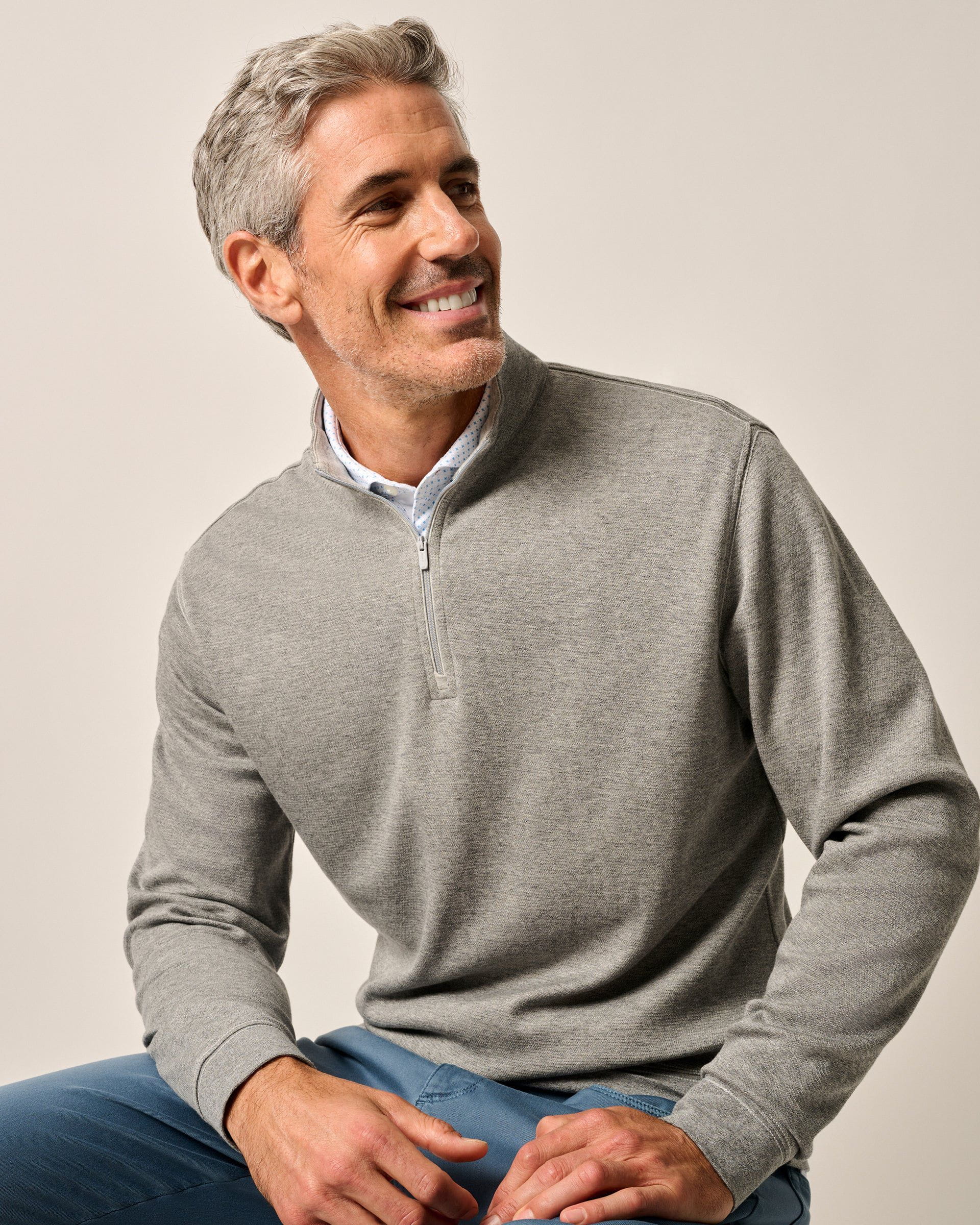 Johnnie-O Hanks "Lightweight Sully" 1/4 Zip Pullover