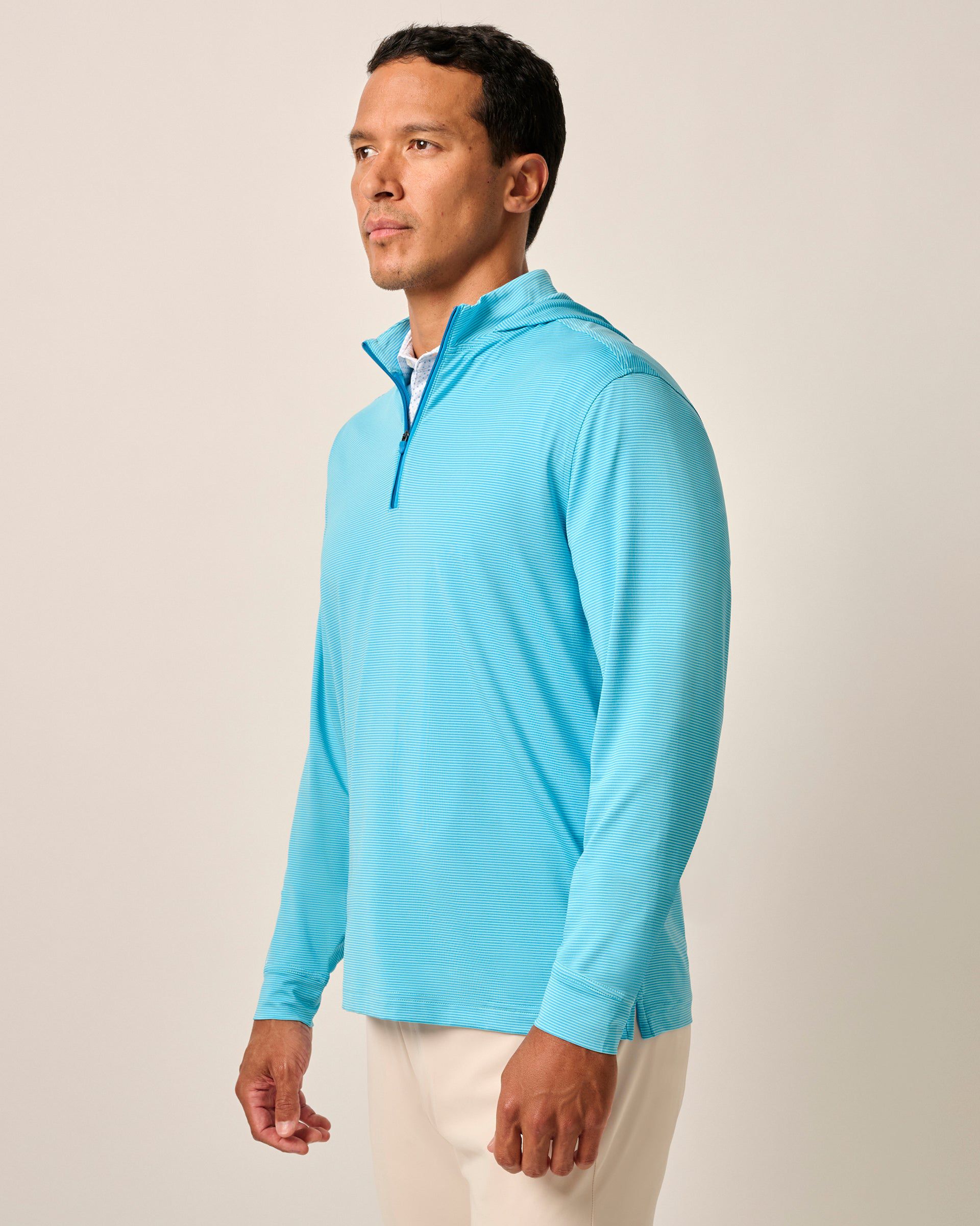 Johnnie-O Hybrid Performance 1/4 Zip Hoodie
