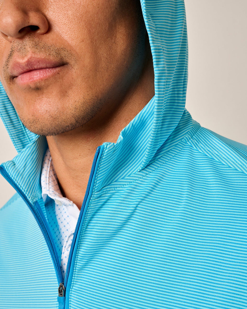 Johnnie-O Hybrid Performance 1/4 Zip Hoodie