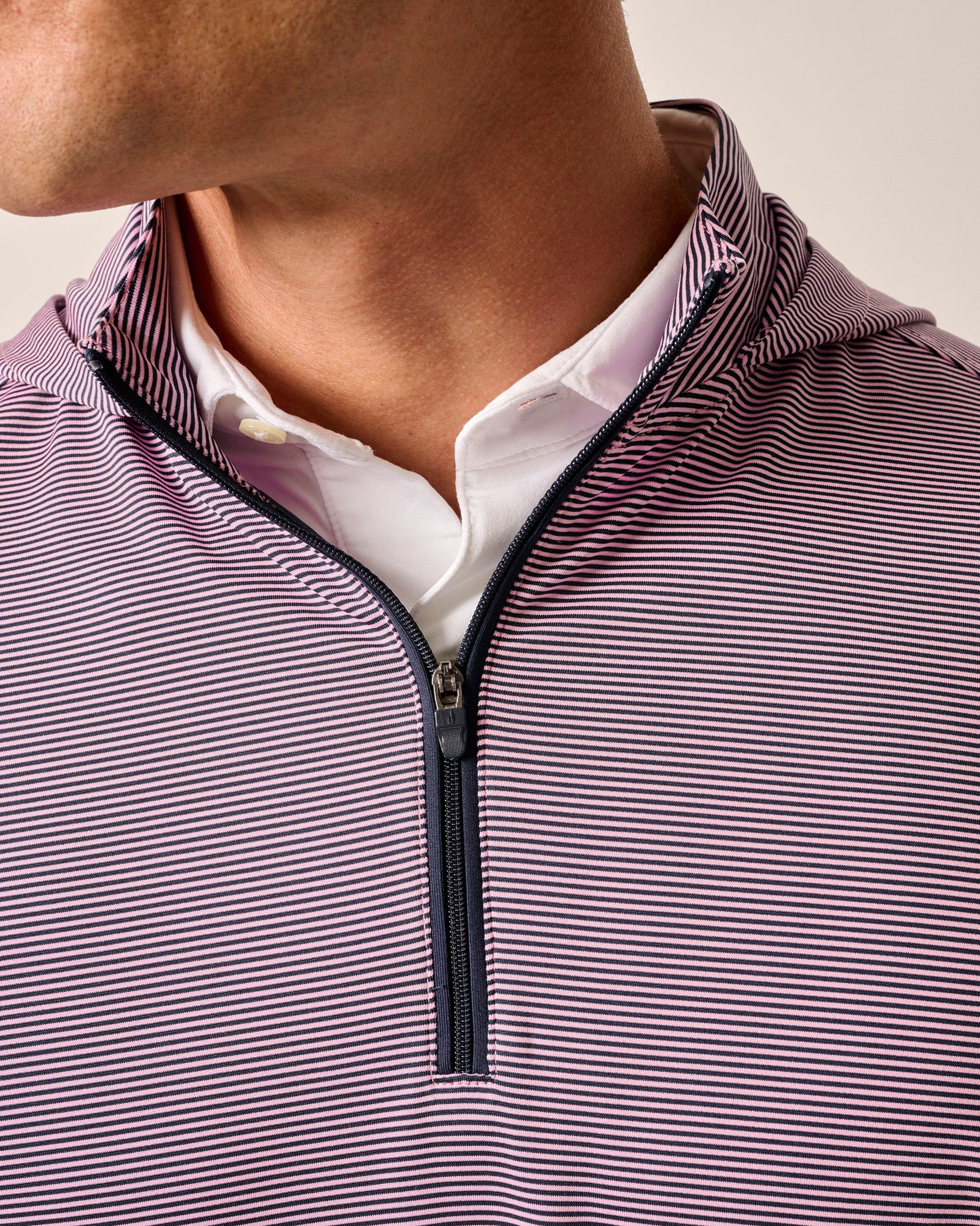 Johnnie-O Hybrid Performance 1/4 Zip Hoodie