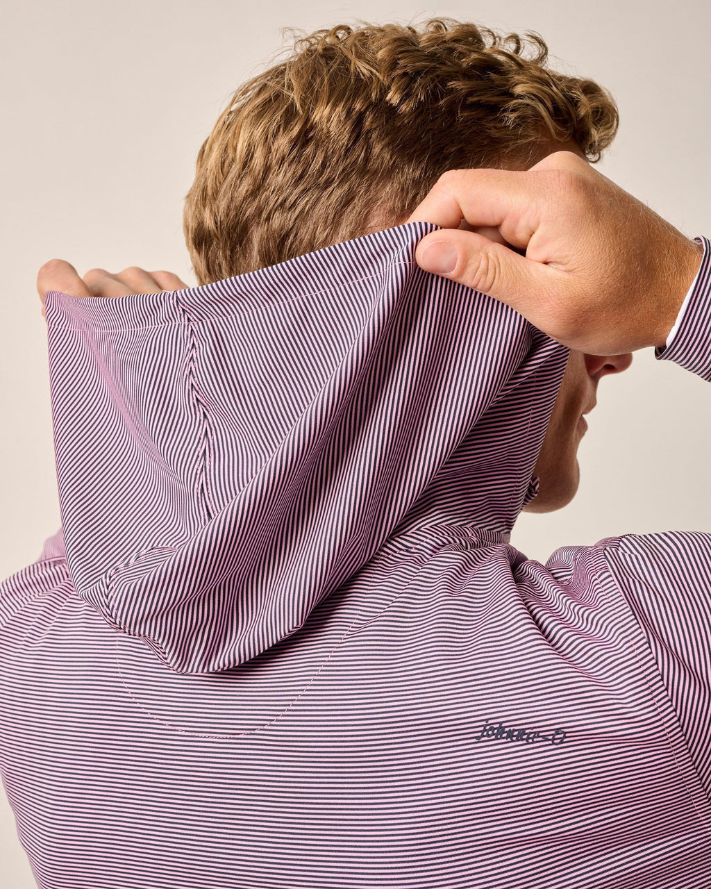 Johnnie-O Hybrid Performance 1/4 Zip Hoodie