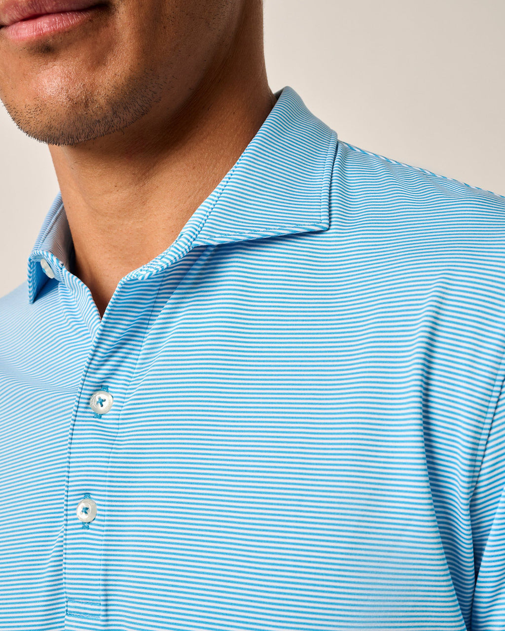 Johnnie-O Performance Jersey Polo - Lyndonn Stripe