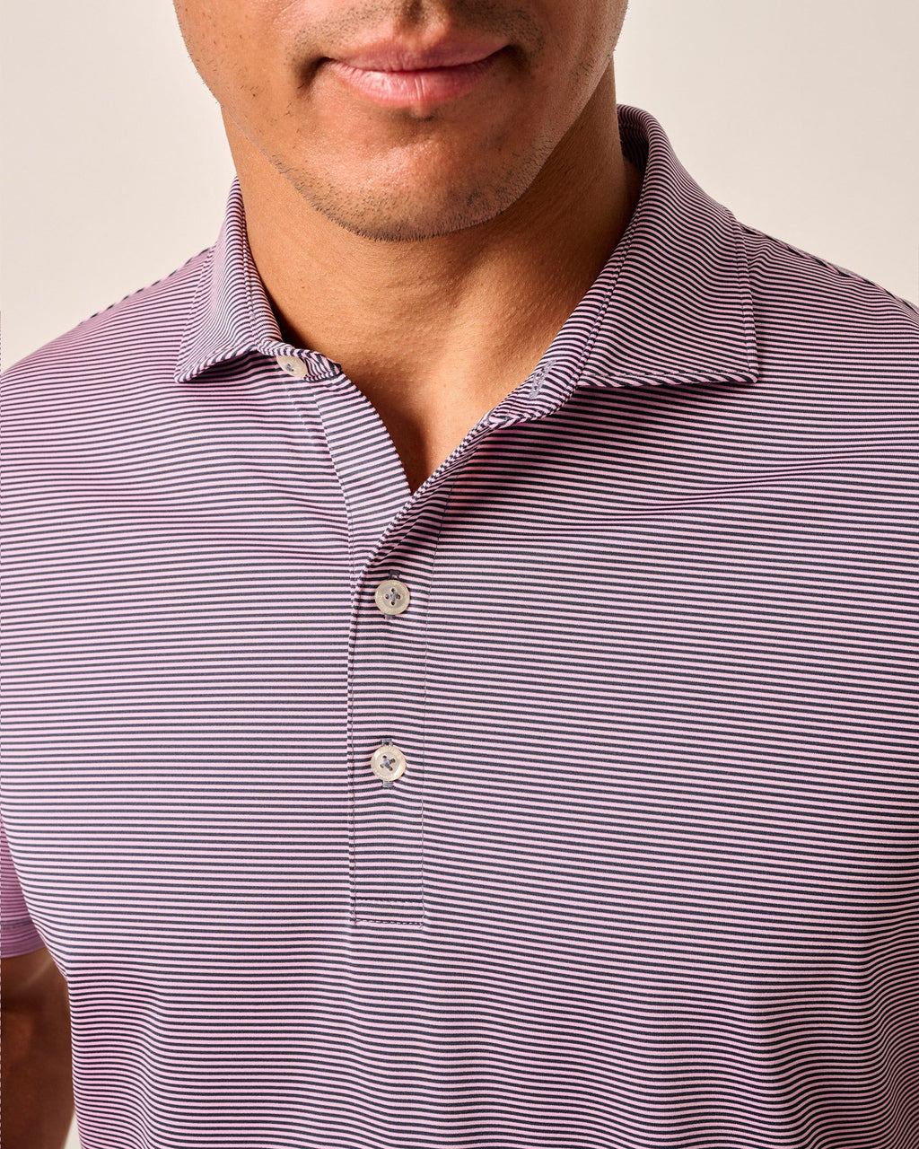 Johnnie-O Performance Jersey Polo - Lyndonn Stripe