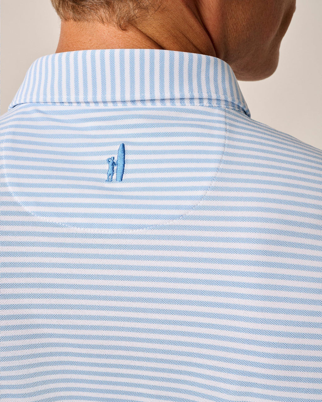Johnnie-O Performance Mesh Polo - Stetson Stripe