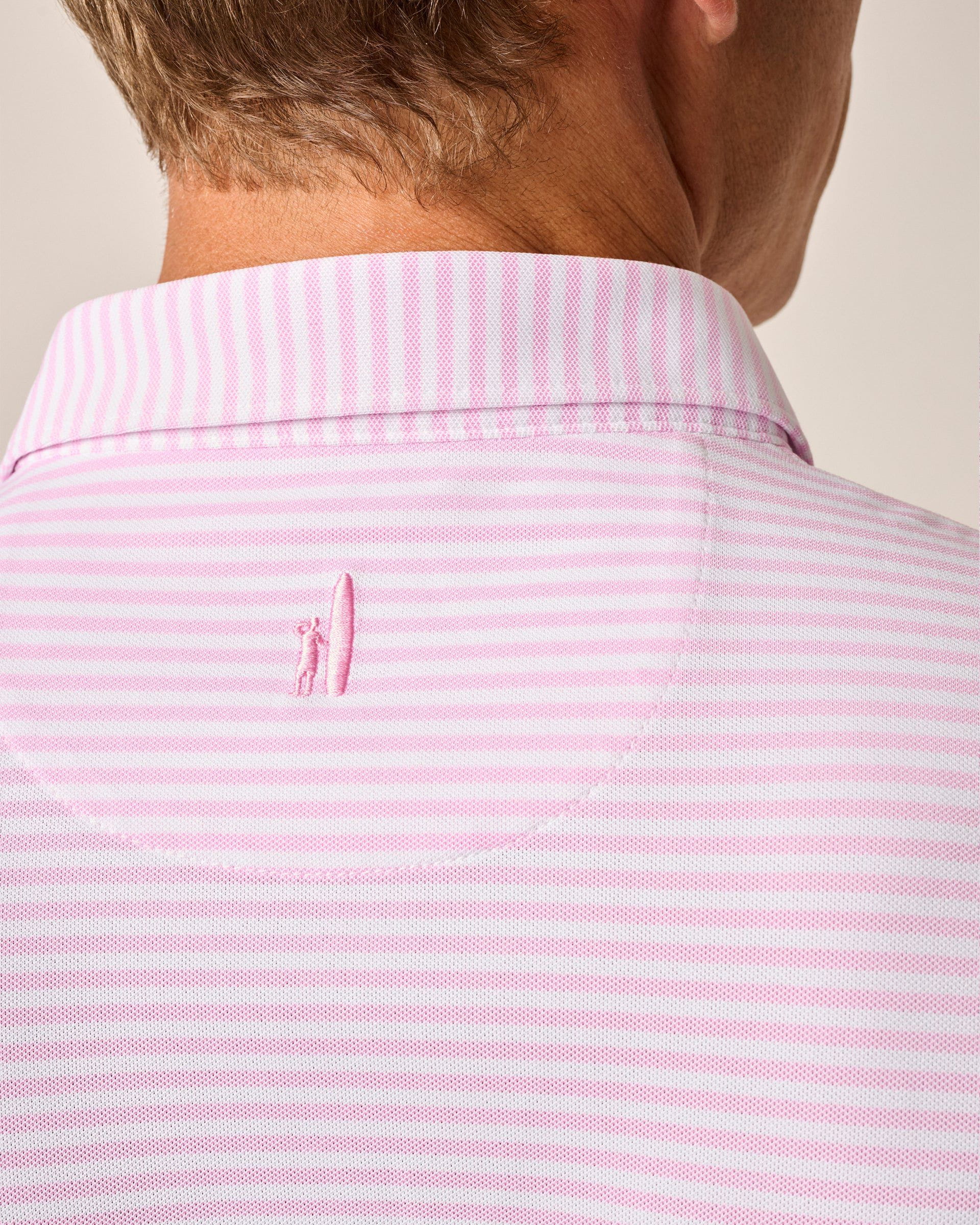 Johnnie-O Performance Mesh Polo - Stetson Stripe