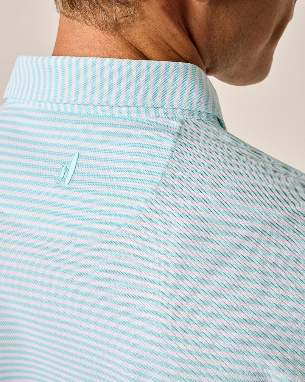 Johnnie-O Performance Mesh Polo - Stetson Stripe