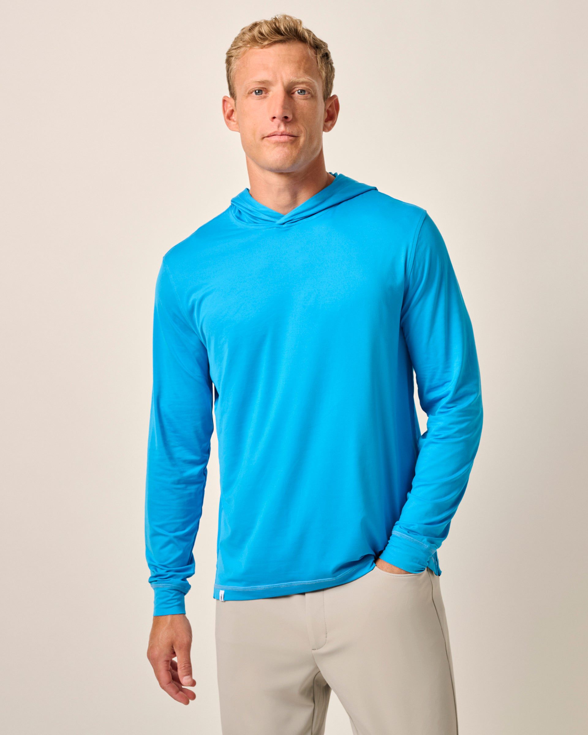Johnnie-O Talon Featherweight Performance Hoodie, Majorca