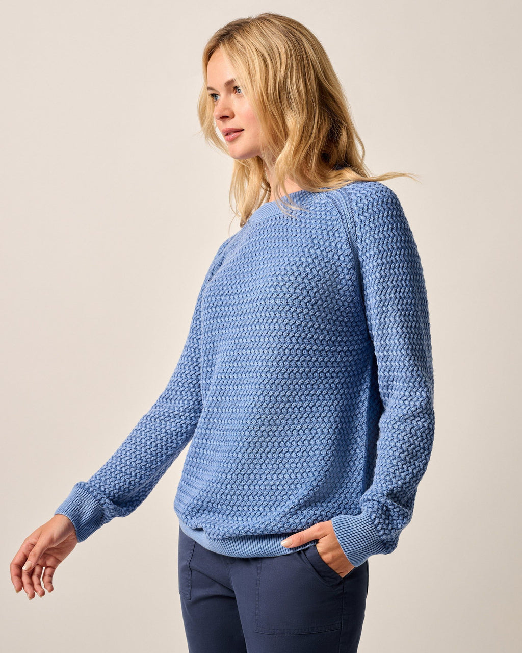 Johnnie-O Bridget Garment Dyed Crewneck Sweater