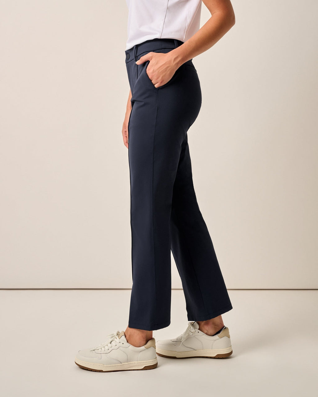 Johnnie-O Hallie Knit Stretch Sport Pant, Navy