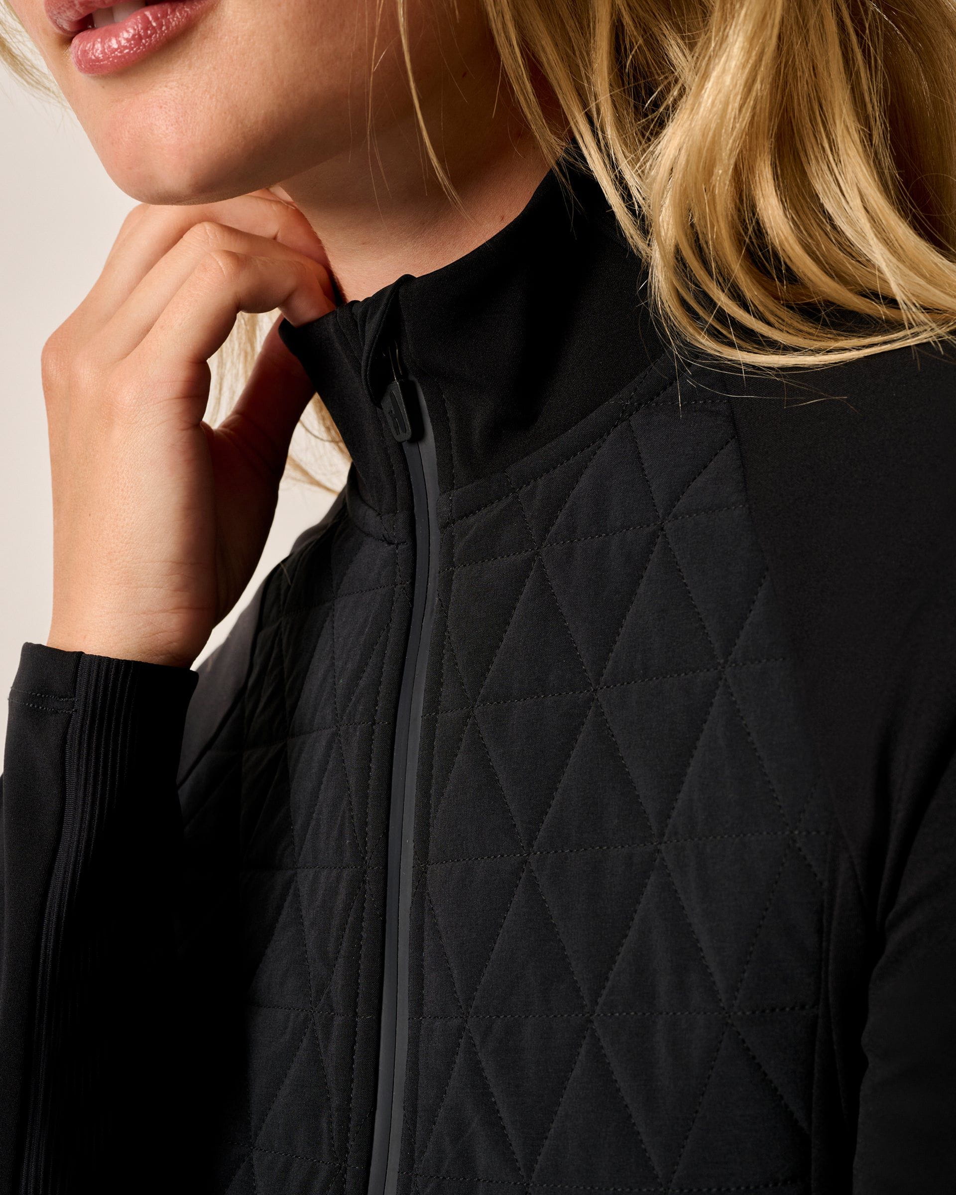 Johnnie-O Hannah Performance Mixed Media Jacket