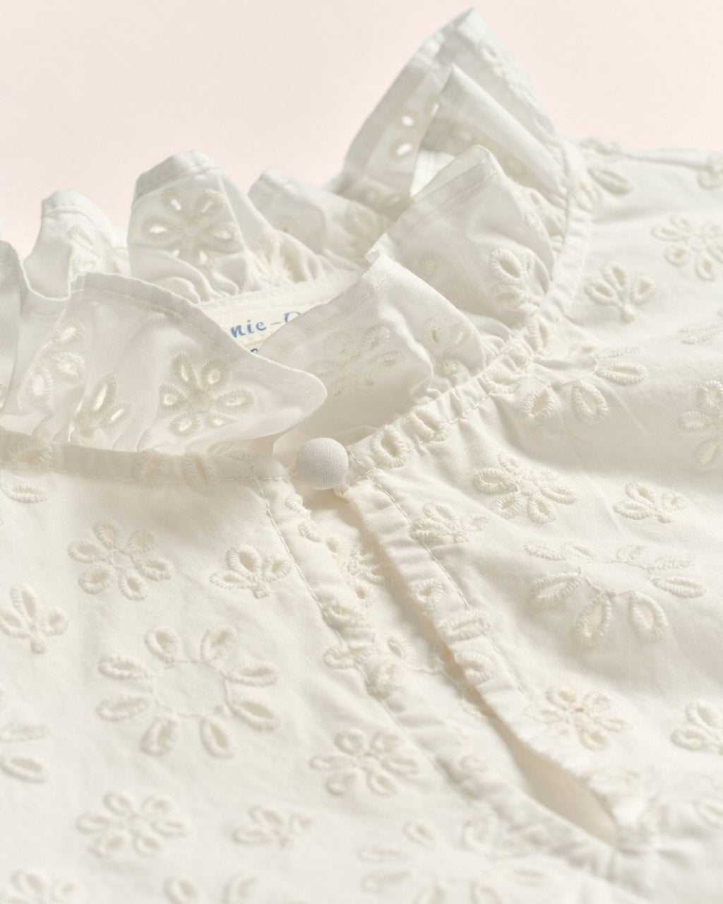 Johnnie-O Libby Popover Blouse, White