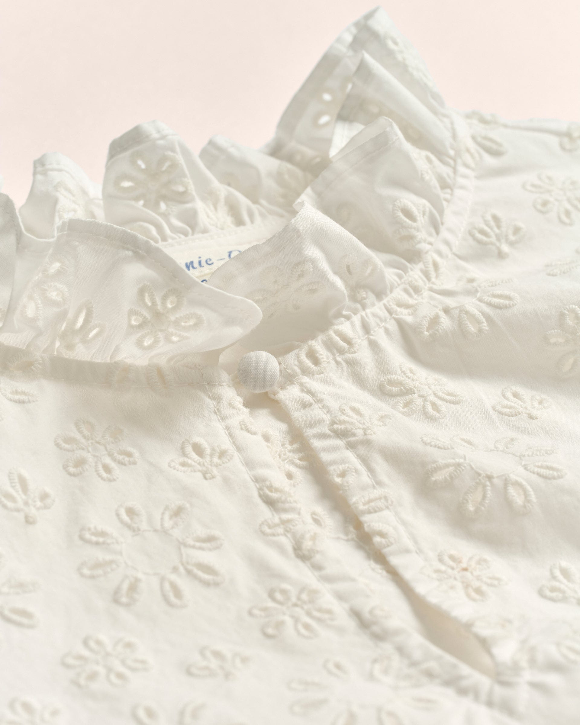 Johnnie-O Libby Popover Blouse, White