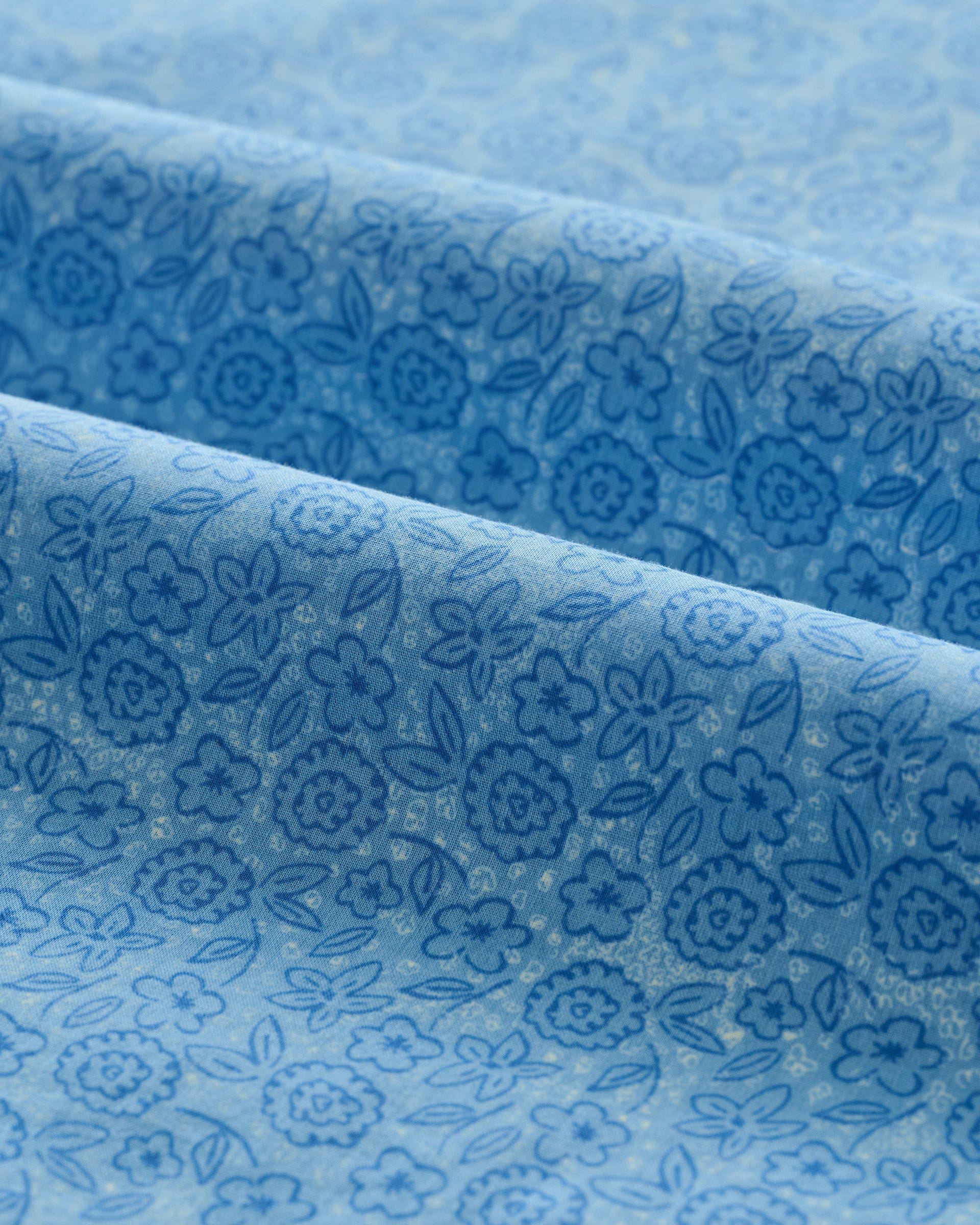 Johnnie-O Mira Smocked Midi Dress, Maliblu