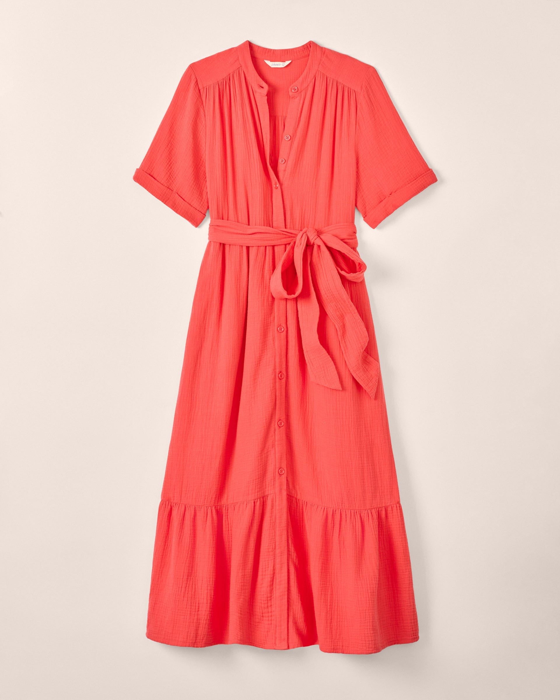 Johnnie-O Julie Button Up Cotton Maxi Dress