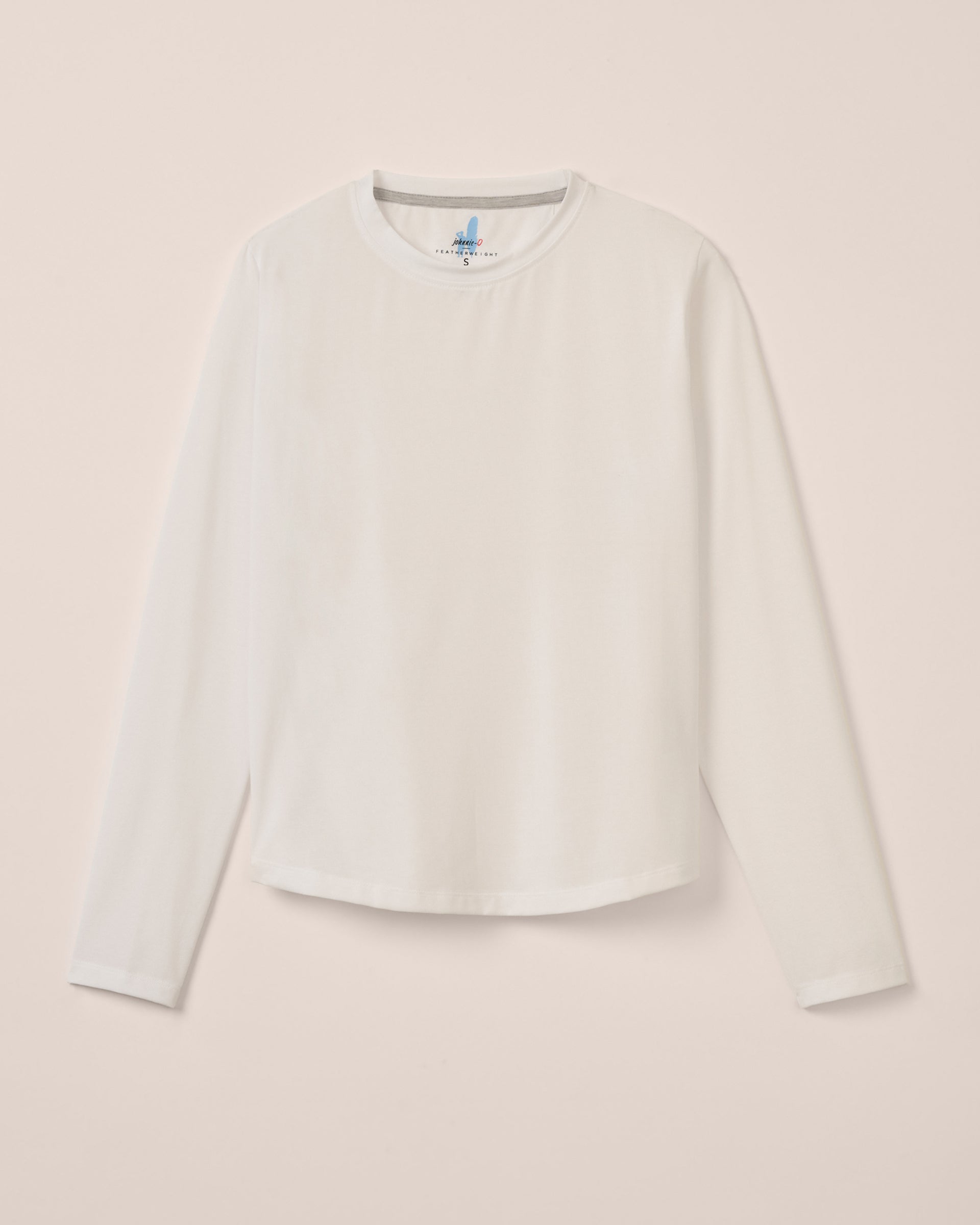 Johnnie-O Course Performance Long Sleeve T-Shirt, White