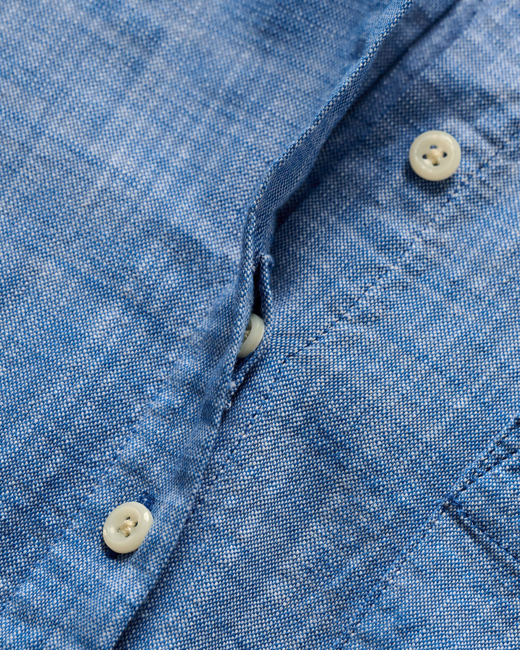 Johnnie-O Anyaa Cotton Shirt Dress Palace, Blue