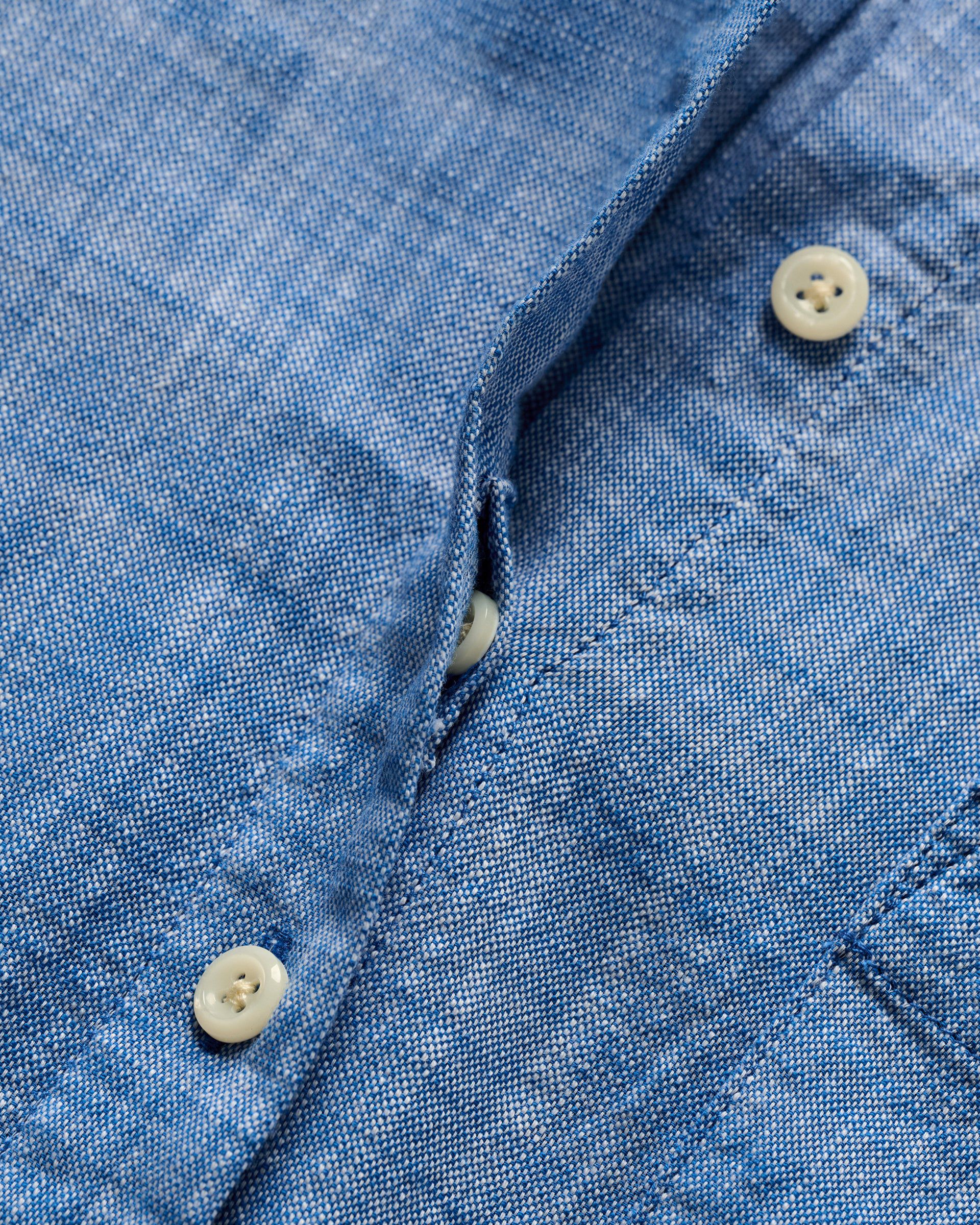 Johnnie-O Anyaa Cotton Shirt Dress Palace, Blue