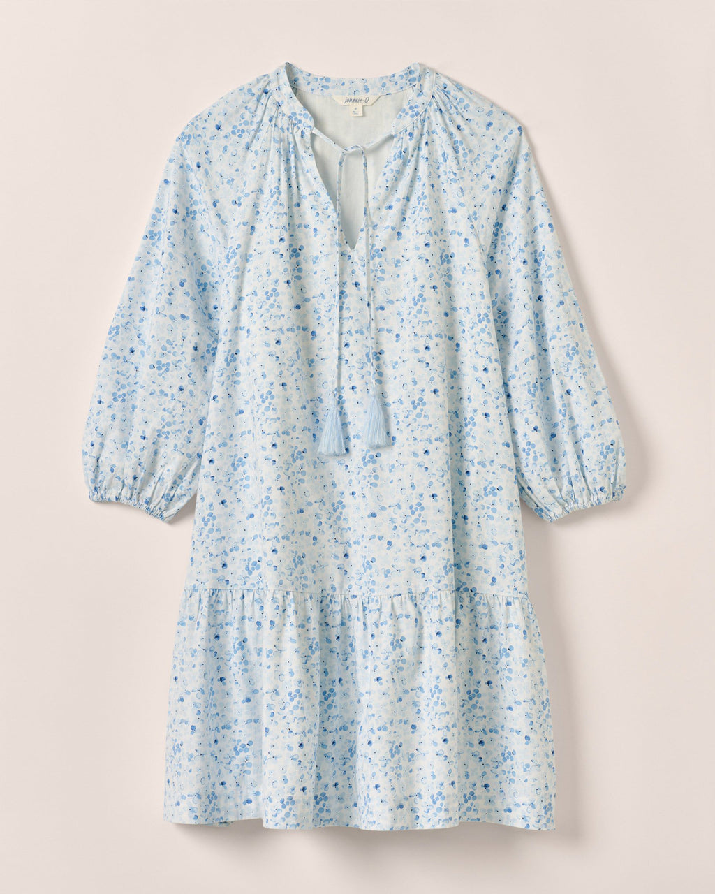 Johnnie-O Vanessa Floral Cotton Blend Mini Dress, Maliblu