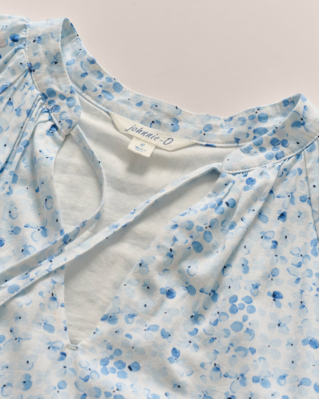 Johnnie-O Vanessa Floral Cotton Blend Mini Dress, Maliblu