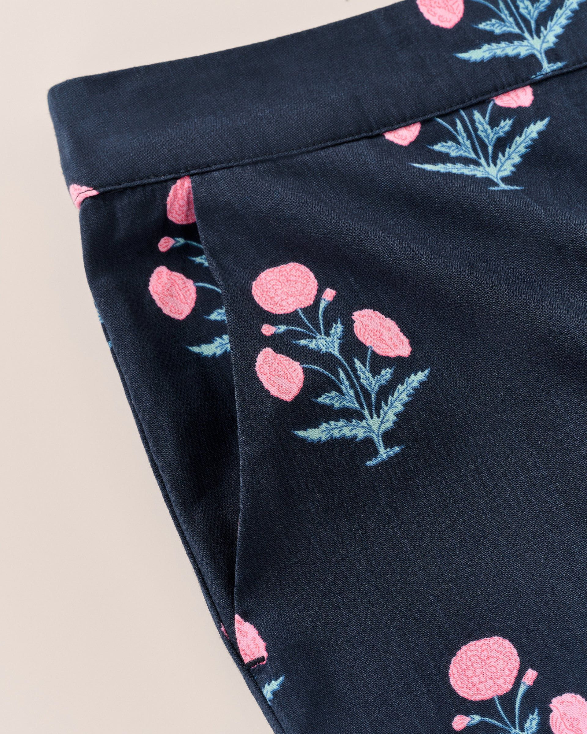 Johnnie-O Collett Block Print Pant, Navy