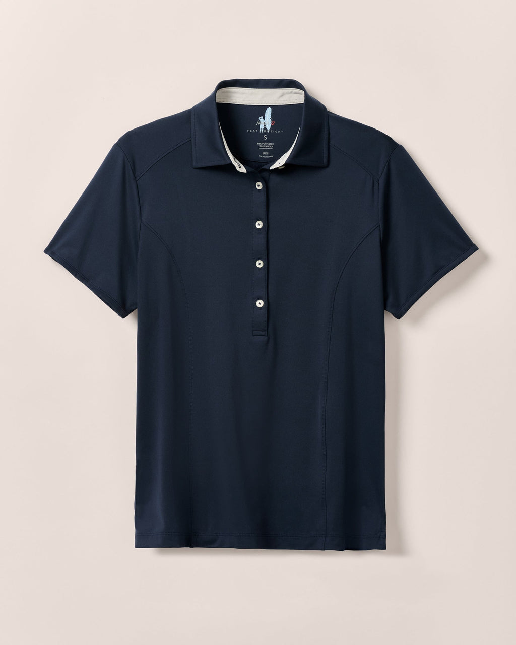 Johnnie-O Angela Performance Jersey Polo, Navy