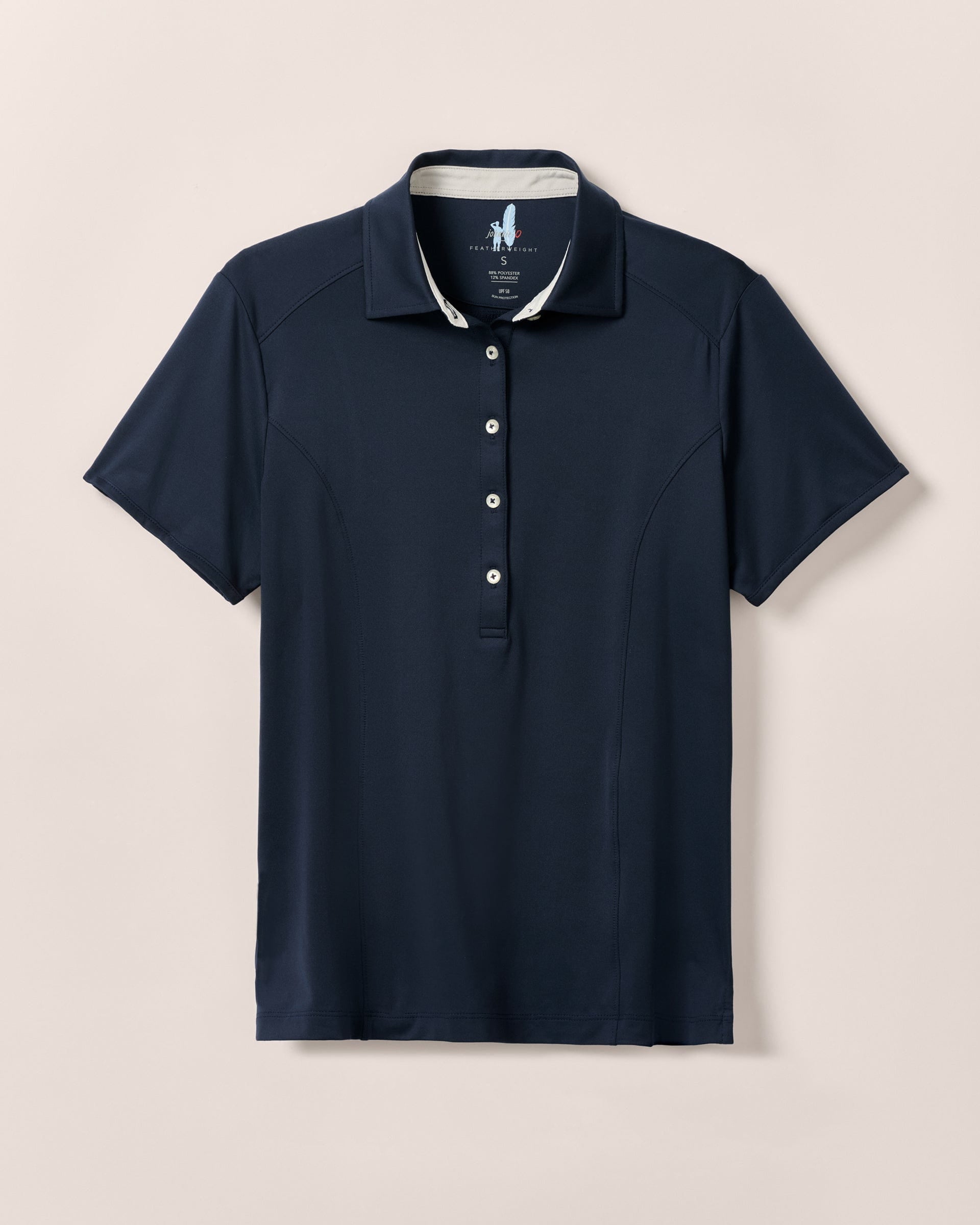Johnnie-O Angela Performance Jersey Polo, Navy