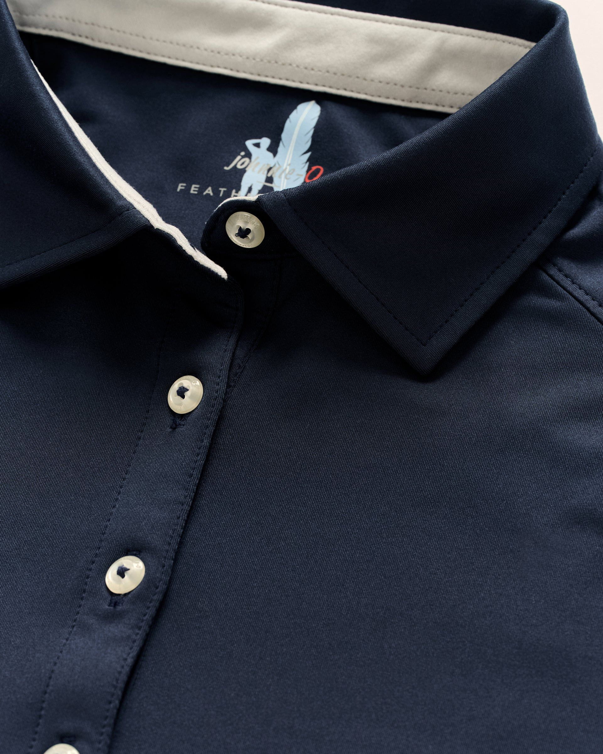 Johnnie-O Angela Performance Jersey Polo, Navy