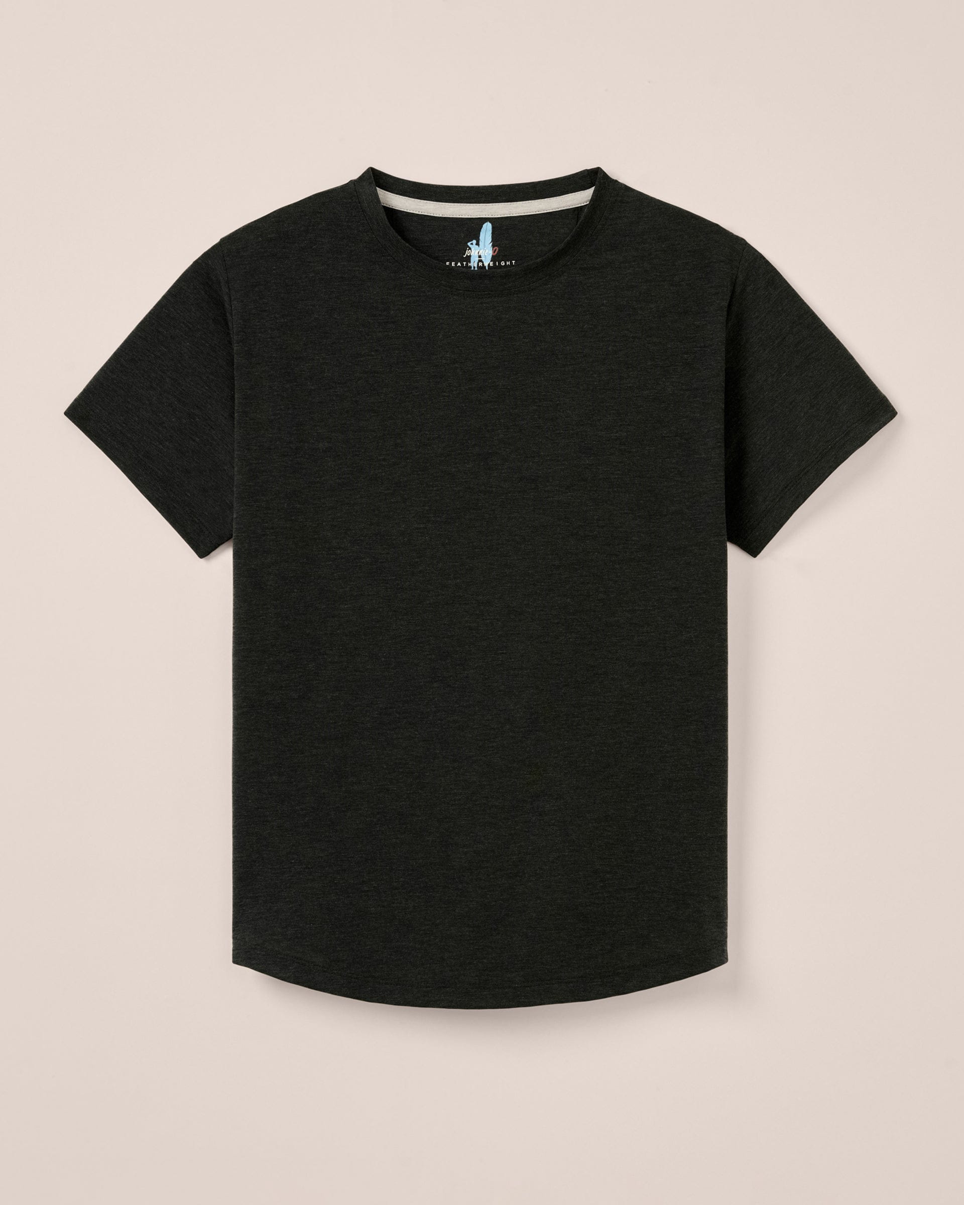 Johnnie-O Course Performance T-Shirt, Heather Black