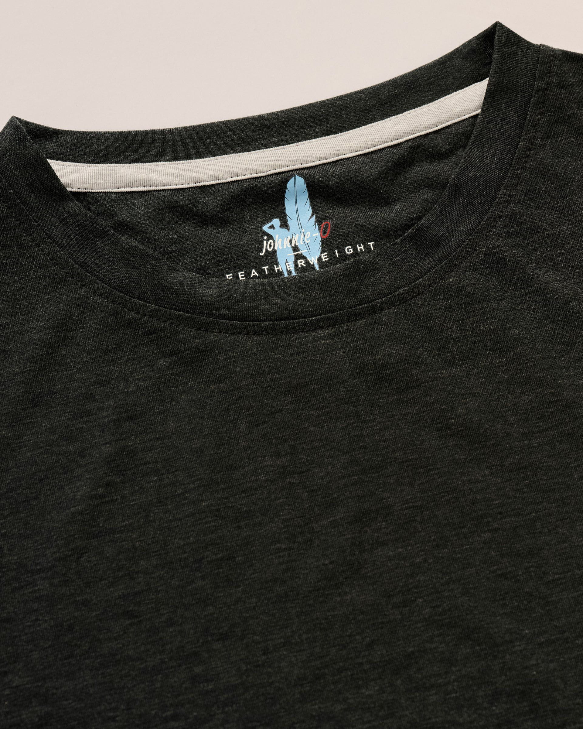 Johnnie-O Course Performance T-Shirt, Heather Black