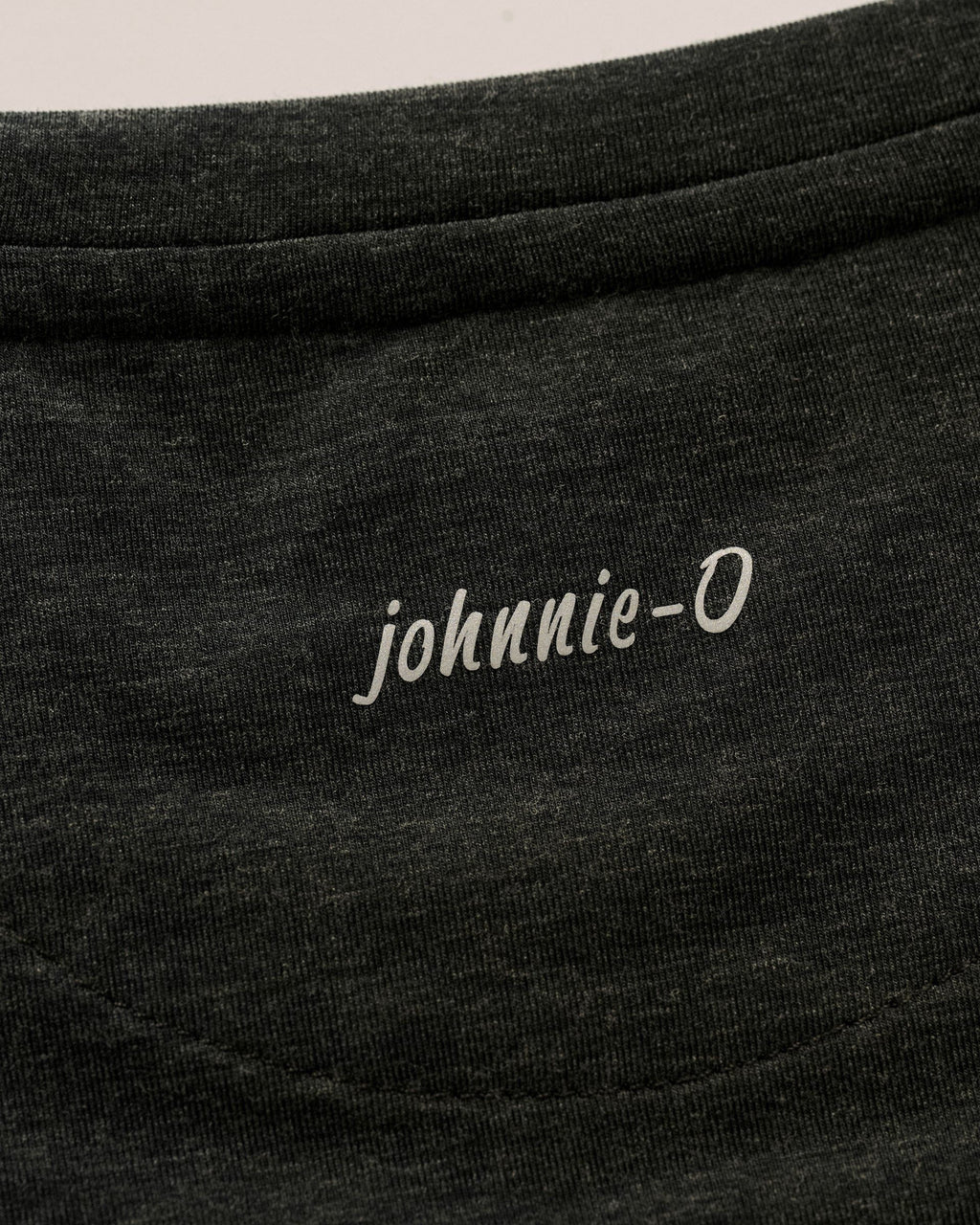Johnnie-O Course Performance T-Shirt, Heather Black