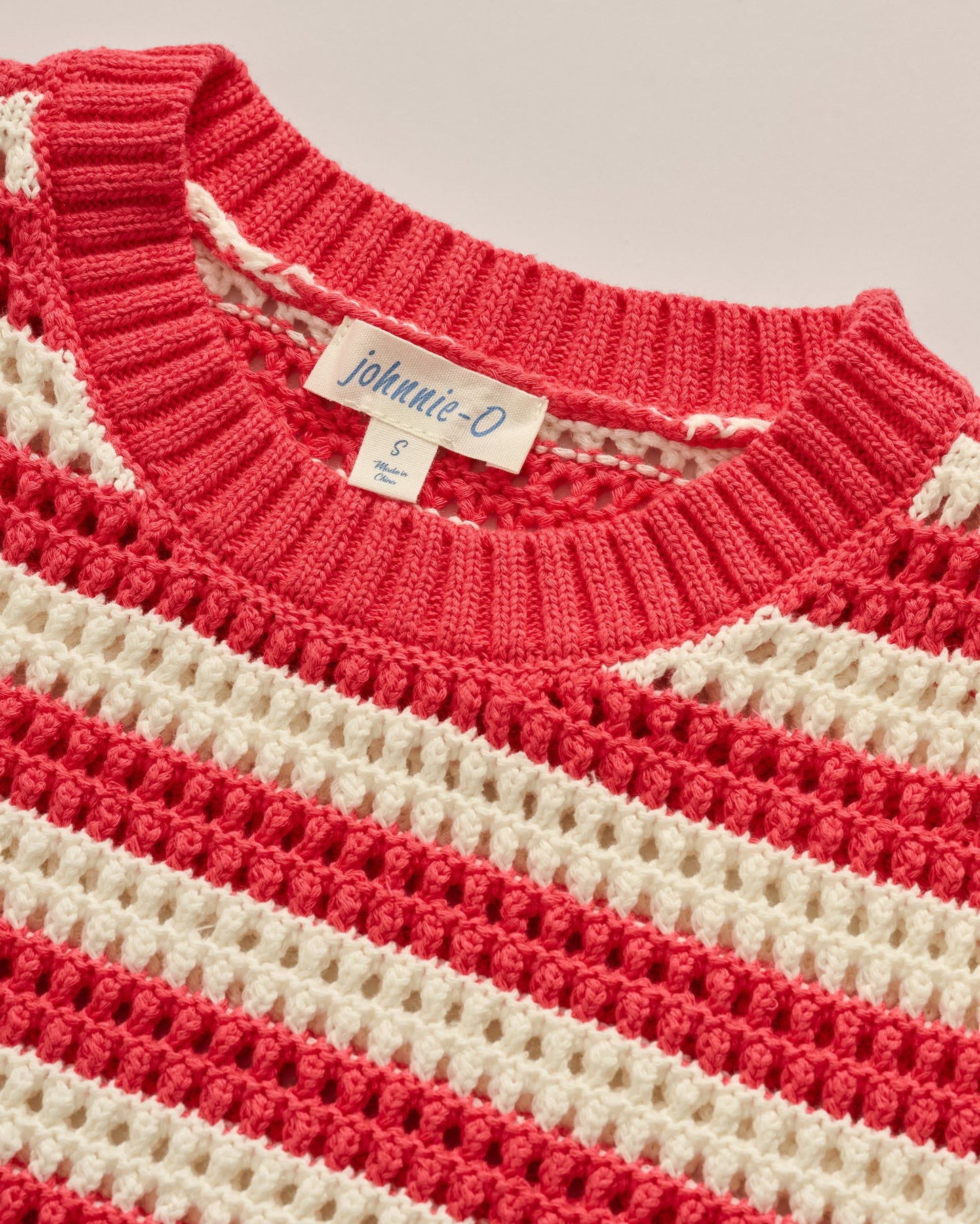 Johnnie-O Aubrey Short Sleeve Cotton Sweater